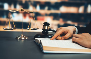 attorney preparing for lawsuit or litigation